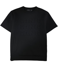Hudson Mens Embossed Gang Graphic T-Shirt
