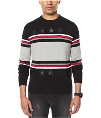 Sean John Mens Stripe Pullover Sweater