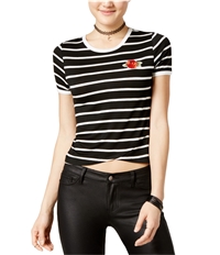 Rebellious One Womens Patch Basic T-Shirt