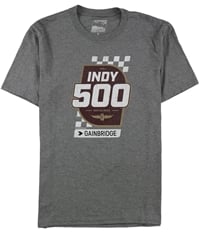 Indy 500 Mens Distressed Print Graphic T-Shirt