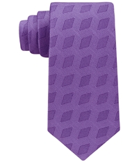 Calvin Klein Mens Diamond Mesh Self-Tied Necktie