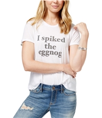 Kid Dangerous Womens I Spiked The Eggnog Graphic T-Shirt