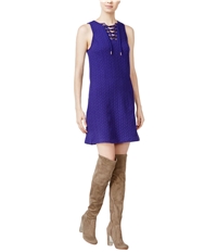 Kensie Womens Cable A-Line Dress