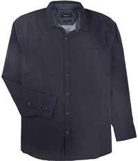 Kenneth Cole Mens The Mobility Woven Button Up Shirt