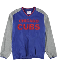 G-Iii Sports Mens Chicago Cubs Side Zip Sweatshirt, TW1