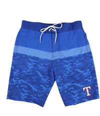 G-Iii Sports Mens Texas Rangers Lined Camo Swim Bottom Trunks