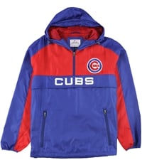 G-Iii Sports Mens Chicago Cubs 1/2 Zip Hoodie Sweatshirt
