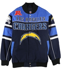 Nfl Mens La Chargers Full-Snap Varsity Jacket