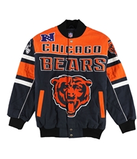 G-Iii Sports Mens Chicago Bears Varsity Jacket, TW2