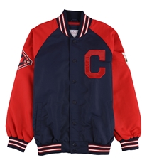 G-Iii Sports Mens World Series Cleveland Indians Varsity Jacket