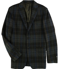 Ralph Lauren Mens Plaid Two Button Blazer Jacket, TW2