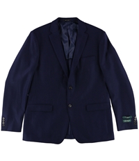 Ralph Lauren Mens Classic-Fit Textured Two Button Blazer Jacket