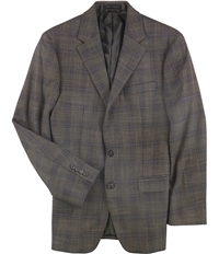 Ralph Lauren Mens Plaid Two Button Blazer Jacket, TW6