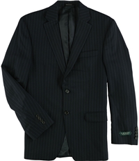 Ralph Lauren Mens Pinstripe Two Button Blazer Jacket, TW1