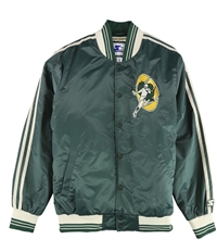 Starter Mens Green Bay Packers Varsity Jacket, TW1