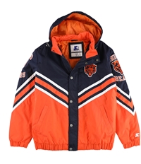 Starter Mens Chicago Bears Badge Windbreaker Jacket