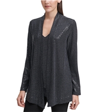 Calvin Klein Womens Layered Pullover Blouse, TW1