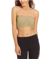 Material Girl Womens Lace Bandeau Blouse