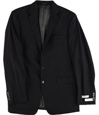 Calvin Klein Mens Textured Two Button Blazer Jacket, TW1