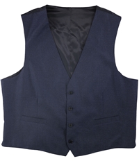 Calvin Klein Mens Solid Four Button Vest, TW1