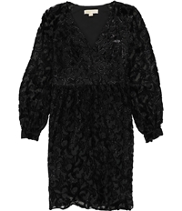 Michael Kors Womens Velvet Burnout A-Line Dress, TW2