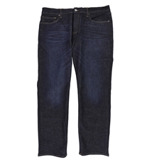 Dstld Mens Solid Straight Leg Jeans, TW1