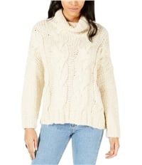Moon River Womens Weatheral Knit Sweater