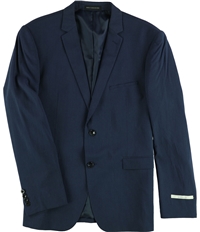 Perry Ellis Mens Pinstripe Two Button Blazer Jacket, TW1