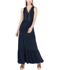 Michael Kors Womens Chain Maxi Dress