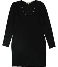 Michael Kors Womens Ribbed Sweater Dress, TW3
