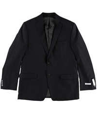 Calvin Klein Mens Single Breasted Two Button Blazer Jacket, TW2