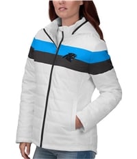 G-Iii Sports Womens Carolina Panthers Puffer Jacket
