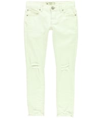 Free People Womens Riped Skinny Fit Jeans