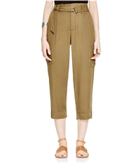 Free People Womens Belted High-Rise Casual Jogger Pants