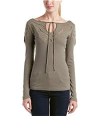 Free People Womens Crochet Pullover Blouse, TW2