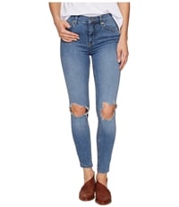 Free People Womens Busted Knee Skinny Fit Jeans, TW6