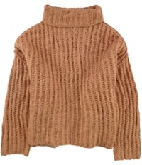 Free People Womens Fluffy Turtleneck Pullover Sweater