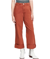 Free People Womens On My Mind Casual Wide Leg Pants