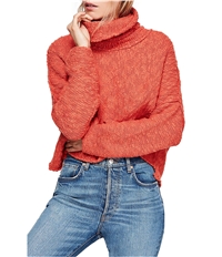 Free People Womens Big Easy Cowl Neck Pullover Sweater