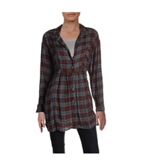 Free People Womens All About The Feels Button Up Shirt, TW1