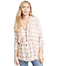 Free People Womens All About The Feels Button Up Shirt, TW2