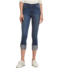 Dkny Womens Beaded Skinny Fit Jeans