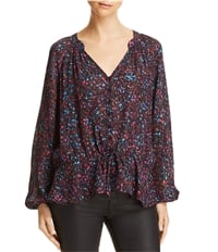 Parker Womens Floral Pullover Blouse, TW1
