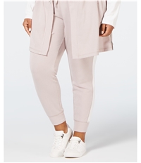 Calvin Klein Womens Velour Stripe Casual Jogger Pants