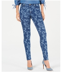 Michael Kors Womens Selma Floral Skinny Fit Jeans, TW1