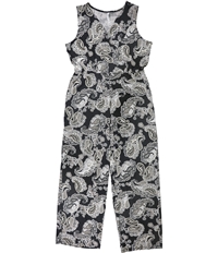 Ny Collection Womens Paisley Jumpsuit