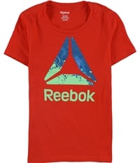 Reebok Womens Delta Logo Graphic T-Shirt