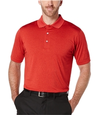 Pga Tour Mens Heathered Rugby Polo Shirt, TW2