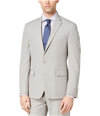 Ryan Seacrest Mens Windowpane Suit Two Button Blazer Jacket