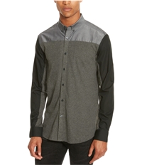 Kenneth Cole Mens Colorblocked Button Up Shirt, TW1